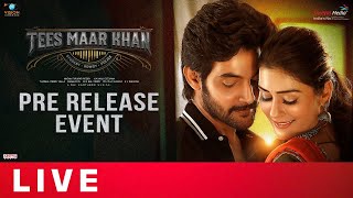 Tees Maar Khan Pre Release Event Live  Aadi Paayal Rajput  Shreyas Media [upl. by Tik]