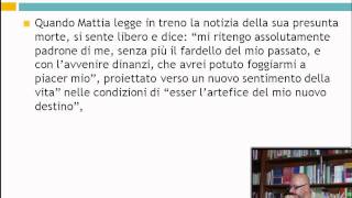 Il fu Mattia Pascal  Luigi Pirandello  Lezioni di letteratura del 900 [upl. by Nnaihs795]