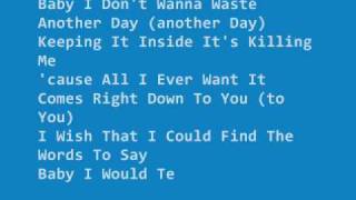 inconsolable  Backstreet Boys lyrics [upl. by Zaremski660]