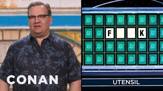 Andys Wildly Inappropriate “Wheel Of Fortune” Guesses  CONAN on TBS [upl. by Moran]