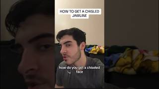 how to get a chiseled jawline‼️ [upl. by Cosme]