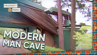 Sustainable Man Cave  Worlds Greenest Homes [upl. by Dosi]