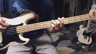 Burning Love  Elvis Presley bass cover [upl. by Eiramac720]