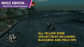 MIGZ EBRON GAMES Prototype 2  All Yellow Zone Collectibles Blackbox and Field Ops [upl. by Perlie]