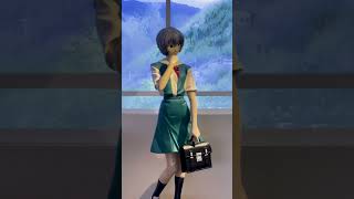 Images from Evangelion a Tokyo3 Junior High School set and a life size figure of Rei Ayanami [upl. by Swee]