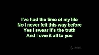 Dirty dancing  Time of my life lyrics [upl. by Polinski842]