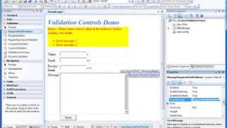 ASPNET 2008 Controls Series  CustomValidator Control C Version [upl. by Parsifal]