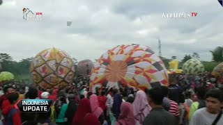 Festival Balon Udara Hiasi Langit Wonosobo [upl. by Anaiq440]