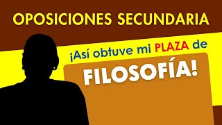 🔴 Así he conseguido mi plaza de Filosofía 📜 Testimonio de alumno de Magister 💪 [upl. by Tyoh]