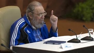 Ailing Fidel Castro Gives Rare Speech [upl. by Nilat693]