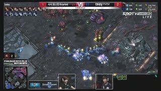 스타리그 Sasha Hostyn vs 전태양 챌린지 32강 4세트 EsportsTV [upl. by Machute]