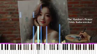 소녀의 기도  The Maidens Prayer Tekla Badarzewska  MIDI Piano Cover [upl. by Aissej637]