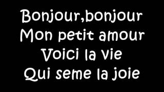 Bonjour bounjour  Yuyu  lyrics [upl. by Dusza]