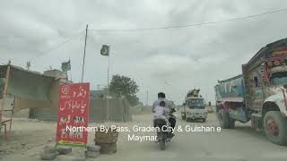 Northern By Pass Garden City amp Gulshan e Maymar road roadcondition gardencity [upl. by Devitt614]