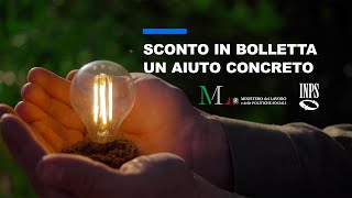 Bonus Sociale elettricità e gas lo sconto arriva direttamente in bolletta spot tv [upl. by Cirded942]