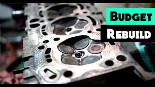 Rebuilding an Engine on a budget  Analyzing the cylinder head Valve guides valve seats and valves [upl. by Elak]