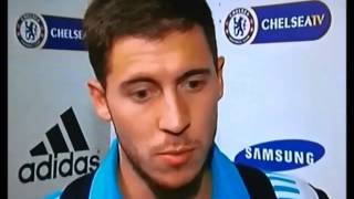 Eden Hazard quotI was on the bench for the game against strawberryquot [upl. by Asir]