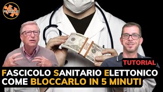 Fascicolo sanitario elettronico come bloccarlo in 5 minuti  Tutorial [upl. by Dinnie]