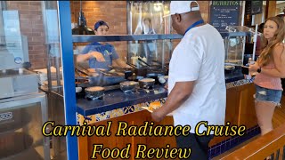 Carnival Radiance Food Review cruise cruisefood foodreview carnivalradiance travel food [upl. by Koosis513]