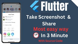 Flutter Take Screenshot and Share [upl. by Alyad237]