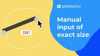 Planoplan Manual input of exact size [upl. by Kreit]