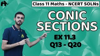 Conic Sections Class 11 Maths NCERT Solutions Chapter 11 Mathematics Exercise 113 Questions 13 20 [upl. by Musser460]