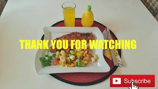 How to make German Paniertes Pangasiusfilet with Vegetables Salad [upl. by Cecil]