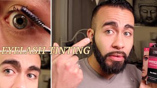 Eyelash Tinting Tutorial 1000 Hour Eyelash amp Brow Dye Kit [upl. by Aivad]