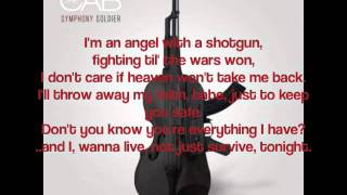 Angel With A Shotgun  The Cab Lyric Video [upl. by Aihsa542]