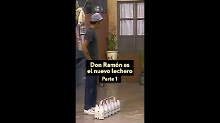 Don Ramón se vuelve el lechero de la vecindad 🥛ElChavoDel8 DonRamón ElChavo [upl. by Lesig]