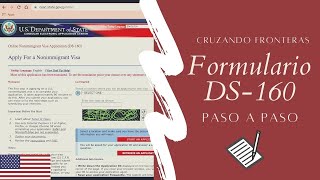 COMO LLENAR FORMULARIO DS160  2021 B1B2 [upl. by Radcliffe]