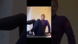 Angelique Kerber showing us a 30 second exercise [upl. by Messere]