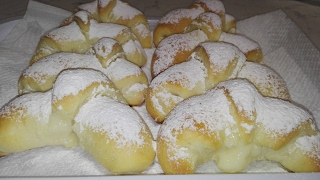 Cornetti di pan brioche con crema pasticcera [upl. by Gruber]