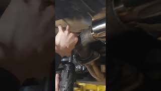 Subaru BRZ Toyota GR86 exhaust installation [upl. by Assitruc]