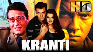 Kranti HD  Bollywood Superhit Action Movie  Bobby Deol Vinod Khanna Ameesha Patel  क्रांति [upl. by Kal]