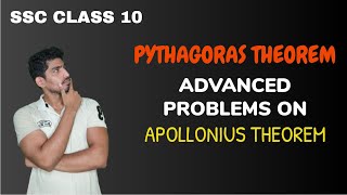 Advanced Problems on Apollonius Theorem  Pythagoras Theorem  SSC Class 10  Adish Khankal [upl. by Mareld]