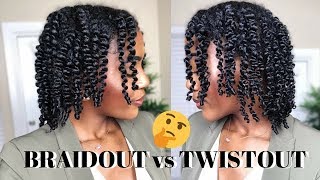 BRAIDOUT vs TWISTOUT Hmmmm [upl. by Yahc]