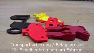 Transportsicherung Scheibenbremse Fahrrad  EBike  Mountainbike  Trekkingrad  Alles Fahrrad 13 [upl. by Yhtomiht613]