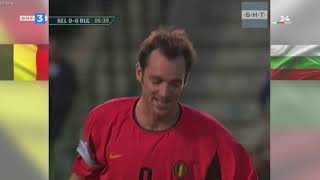 Belgium  Bulgaria Euro Qualificaion 07092002 First Half [upl. by Banquer]