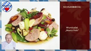 Alfons Schuhbeck  Wurstsalat quotMarco Poloquot [upl. by Anerres]