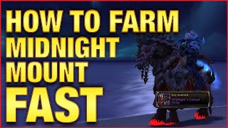 How to Farm Midnights Eternal Reins in Mythic Karazhan  Mount Guide WoW  World of Warcraft [upl. by Rengia]