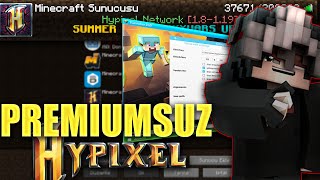 TLAUNCHER HYPIXEL NASIL GİRİLİR  PREMIUMSUZ HYPIXEL OYNAMA [upl. by Raouf]