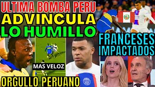 QUE VELOZ FRANCESES IMPRESIONADOS CON ADVINCULA VS MBAPPE HOY EN PARTIDAZO EL PERUANO GANÓ SORPRENDE [upl. by Nomla711]