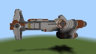 Minecraft Star Wars Full Scale Hammerhead Corvette  PS5 [upl. by Robinia558]