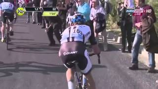 Alberto Contador wins stage 5 Muro di Guardiagrele TirrenoAdriatico highlights March 2014 HD [upl. by Loughlin]