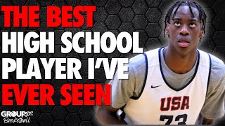 The Best High School Player Ive Ever Seen  AJ Dybantsa Film Breakdown amp Scouting Report [upl. by Mikah]