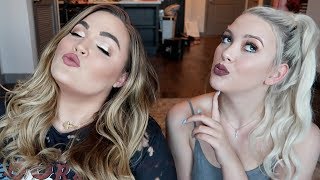 Everyday Makeup Routine 2018 ♡ Loey Lane amp Hailey Reese [upl. by Beedon]