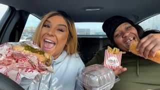 Portillos•Mukbang Ft JUANITA Again [upl. by Haroved]