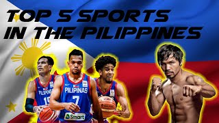 Top 5 Sports in the Philippines  Famous filipino athletes [upl. by Orlina]