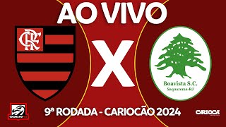 FLAMENGO X BOAVISTA AO VIVO DO MARACANÃ  9ª RODADA  CARIOCA 2024  NARRAÇÃO RAFA PENIDO [upl. by Aileno689]